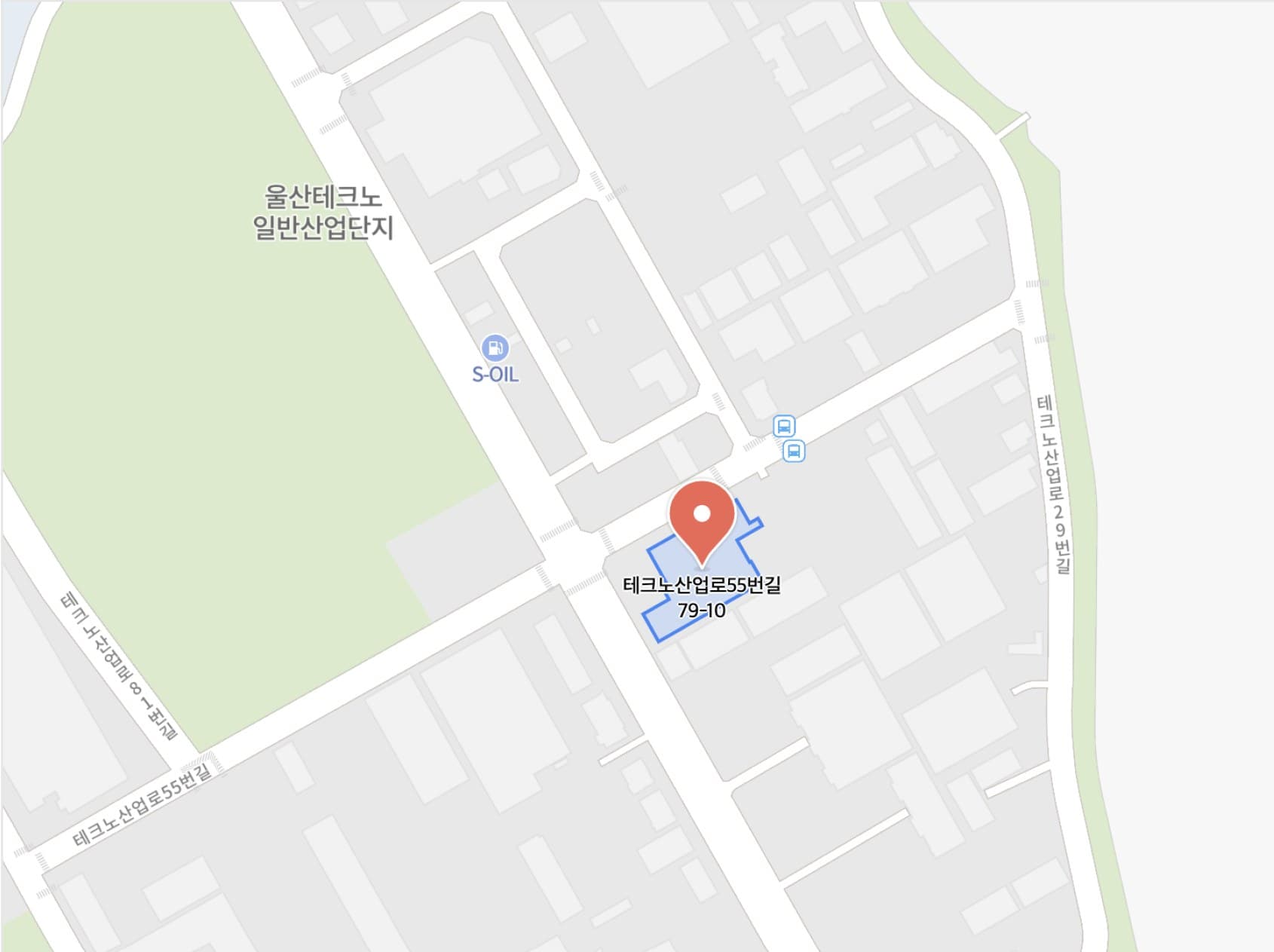 엠유트론 공장 위치 지도